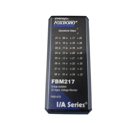 Foxboro FBM217 32-Channel Isolated Digital Input Module for Industrial Control with Wide Operating Temperature