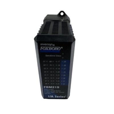 FOXBORO FBM219 8-Channel Thermocouple/mV Input PLC Module with Built-in Temperature Compensation and Isolated Channels for Industrial Monitoring