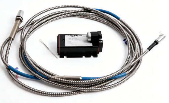 EPRO PR6424/011-100 Eddy Current Sensor with M18x1.5 Thread 4m Armored Cable and Lemo Connector for Shaft Displacement Monitoring